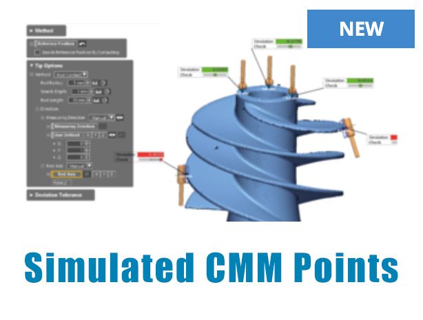 simulated cmm points